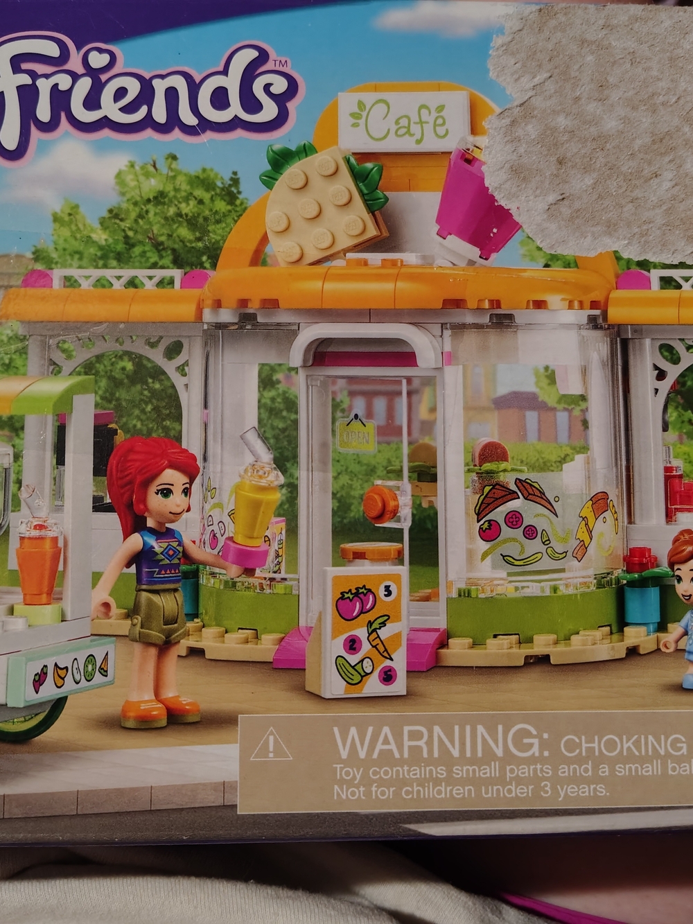 FRIENDS Pink Orange and Green Café Building Set
